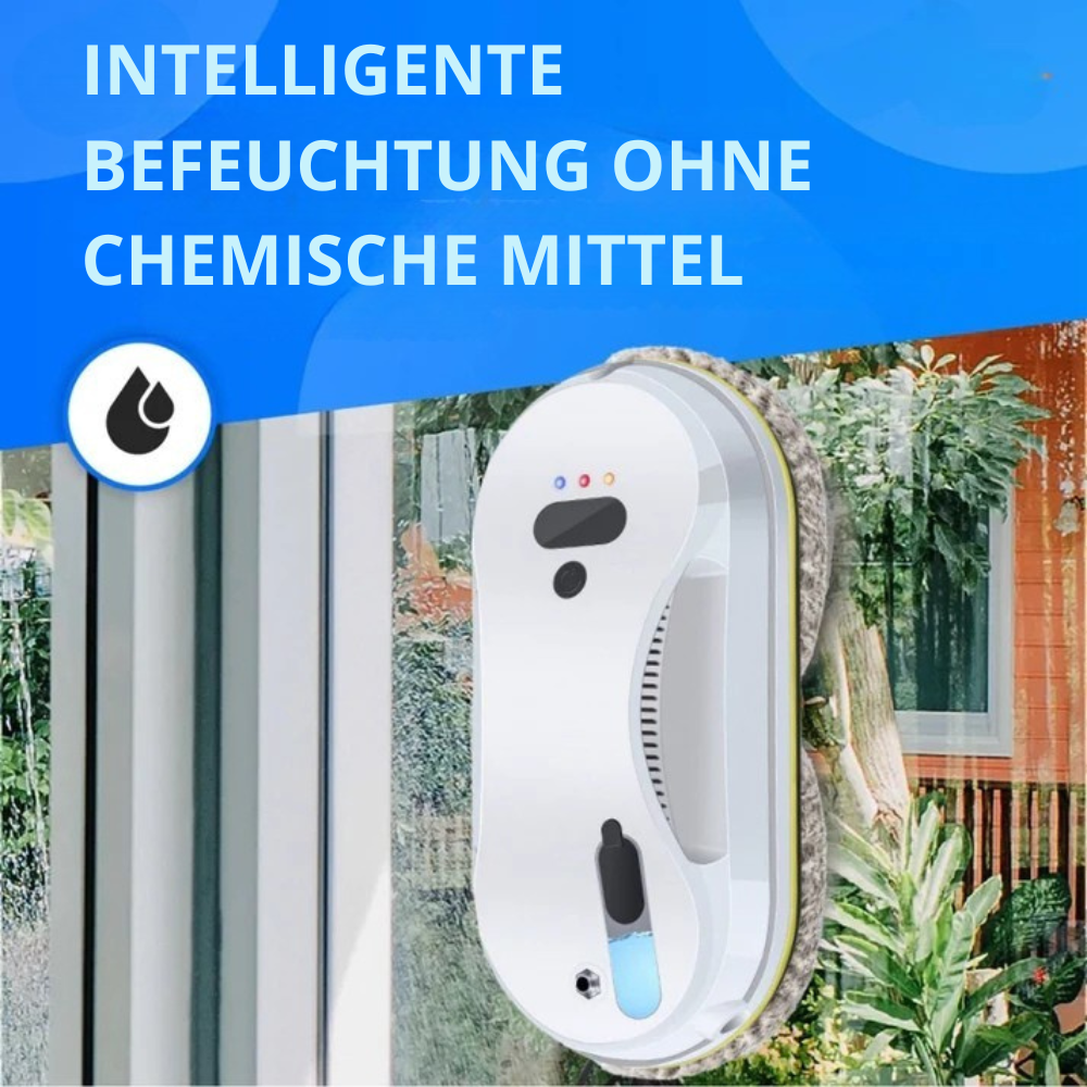 WindowSweep™ | Fensterroboter Automatische Reinigung mit Sensoren und Wasserspray