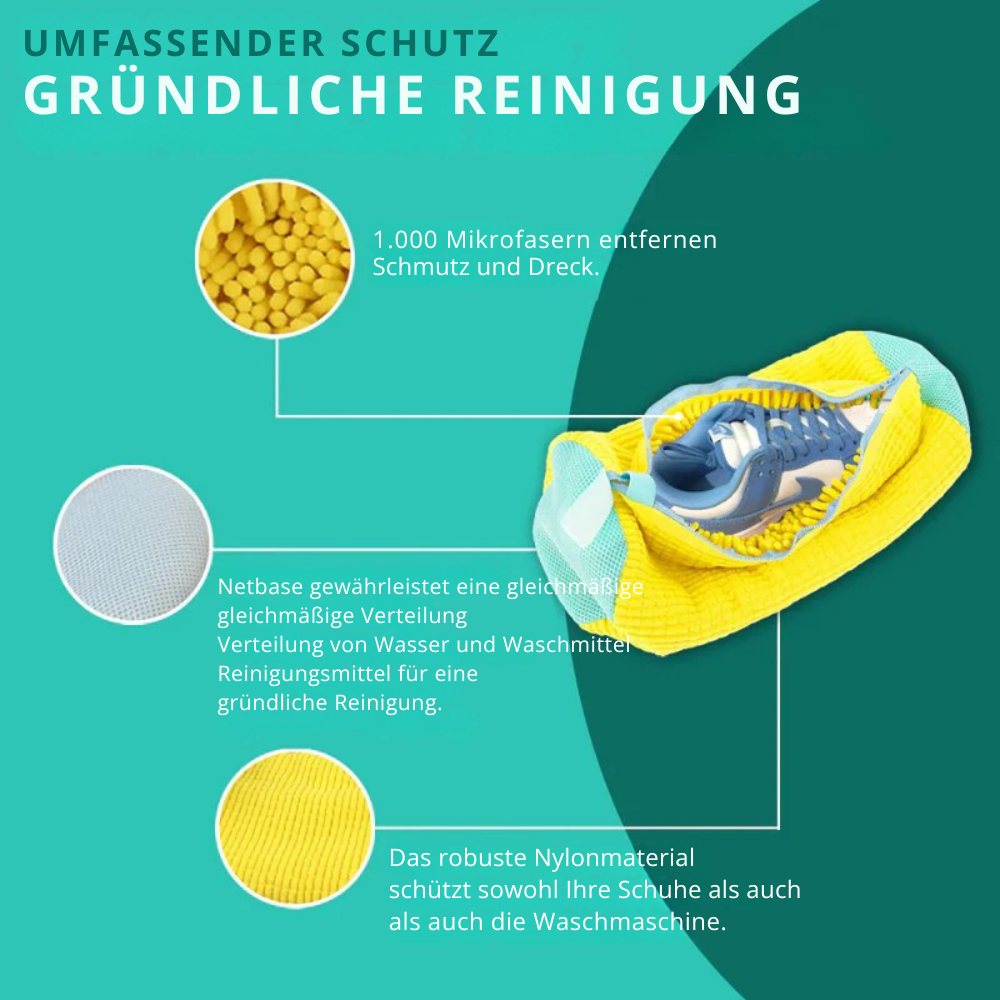 ShoeBag™ | Erleben Sie den Komfort, Ihre Schuhe sicher zu waschen