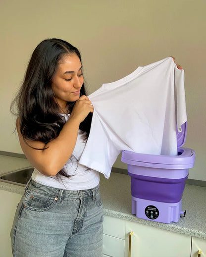 WashMate™ | Faltbare Waschmaschine, Ideal für den Urlaub oder zu Hause